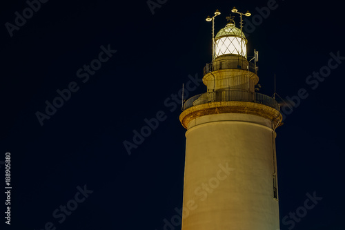 lighthouse in the nght