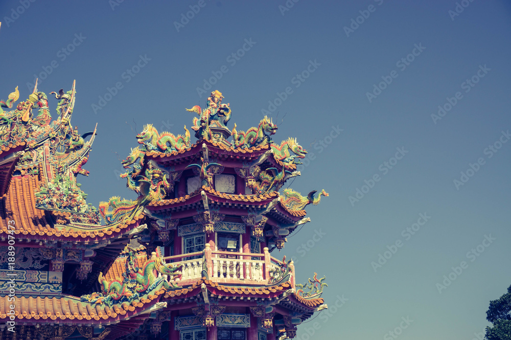 Fototapeta premium Temple in Taiwan