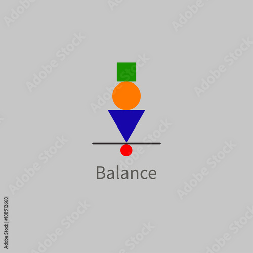 Vector icon balance