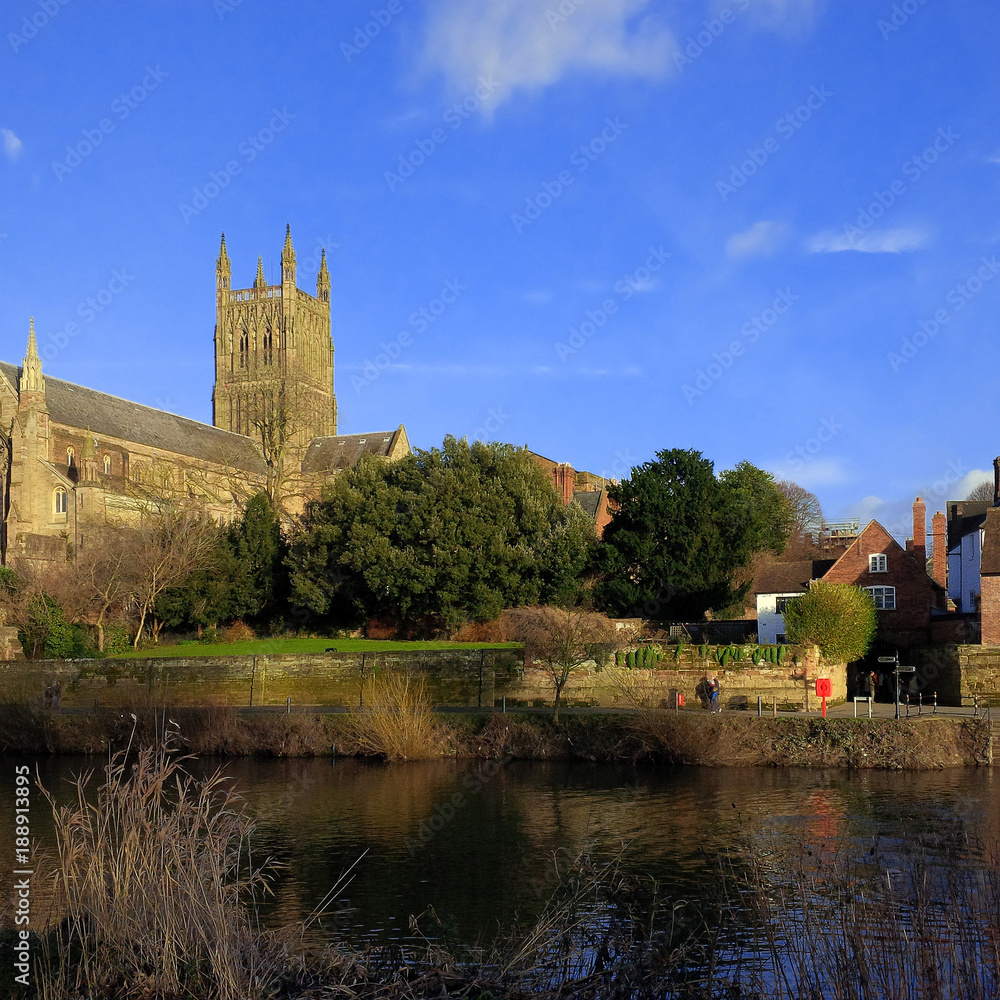 worcester worcestershire city  town