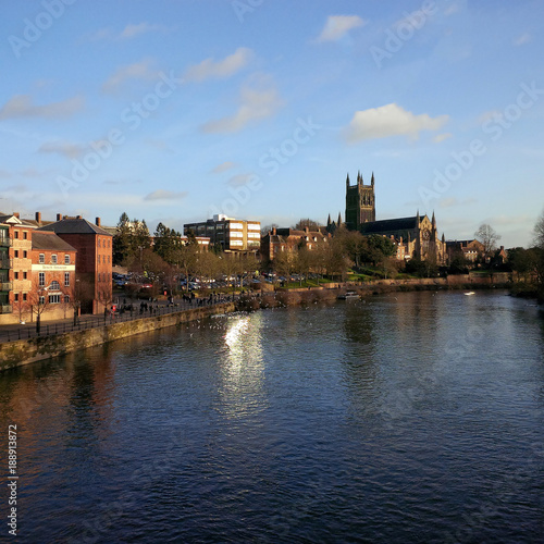 worcester worcestershire city  town