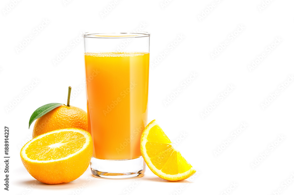 Fruit juice. Glass of fruit juice isolated on white background , #spon, # Glass, #juice, #Fruit, #fruit, #background #ad