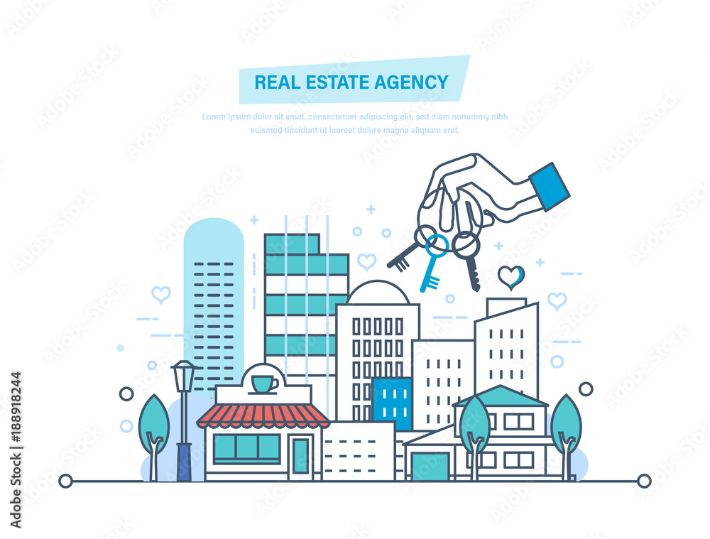Real estate agency. Sale, rent of commercial, private real estate.