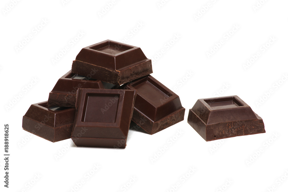 broken bar of dark chocolate broken bar of dark chocolate
