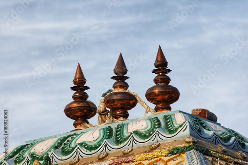 Decoration of Sri Pathrakali Amman Temple in Trincomalee photo