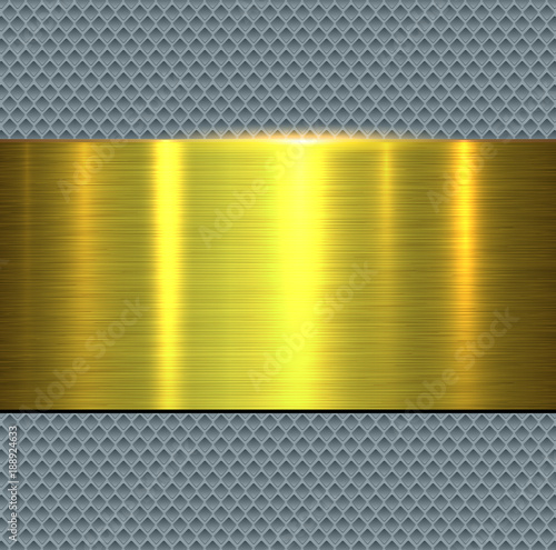 Background gold metal texture