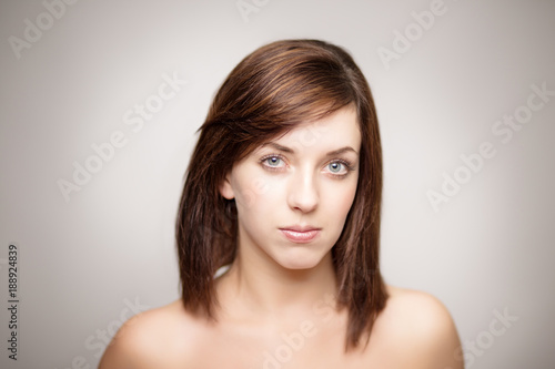beauty portrait of young woman