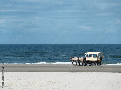 Kutschfahrt am Strand