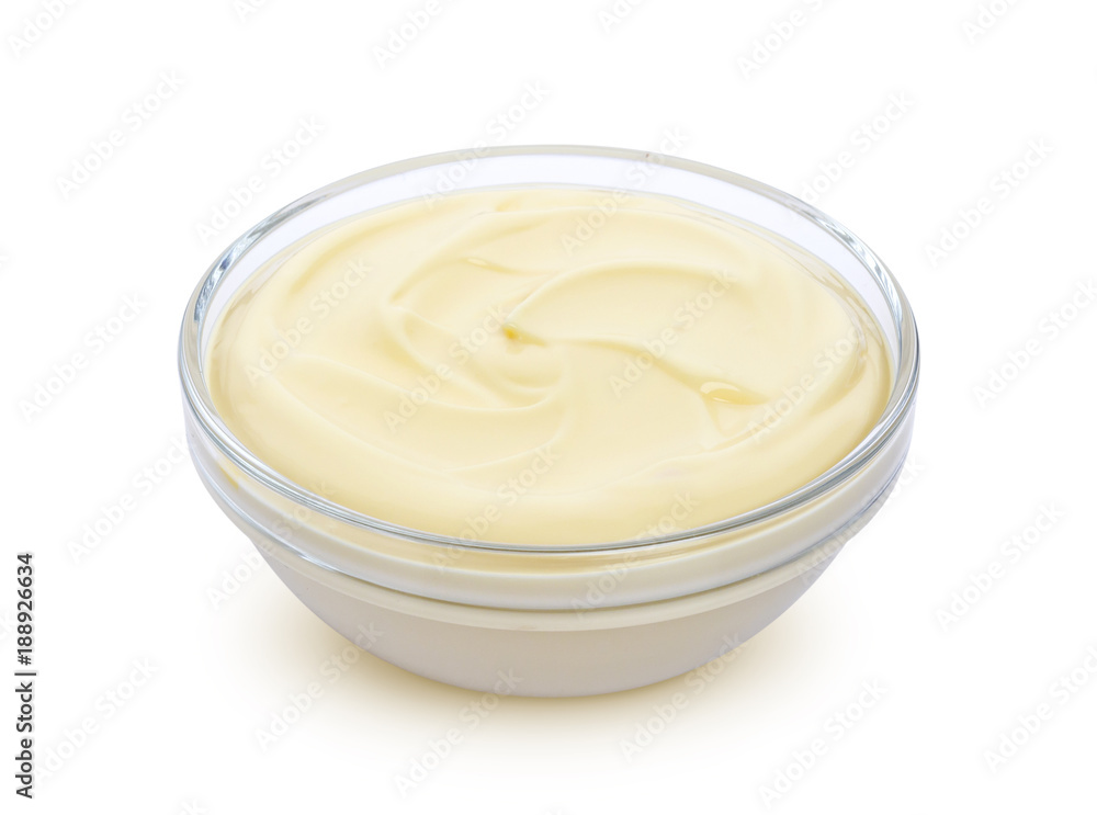 Mayonnaise isolated on white background Mayonnaise isolated on white background