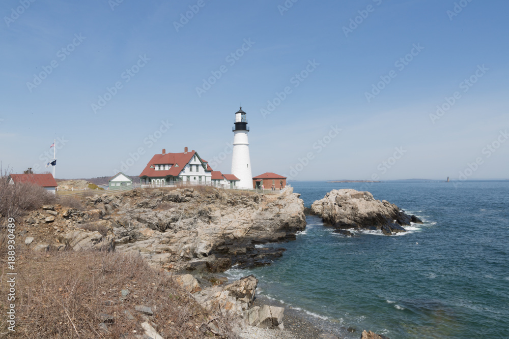 Maine coast lighthouse