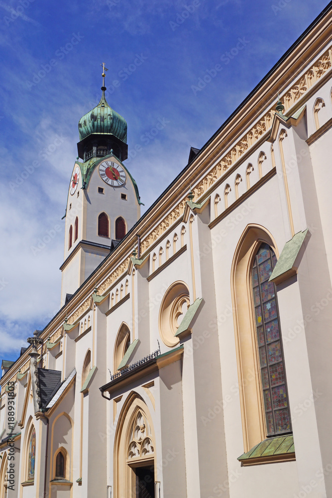 Katholische Pfarrkirche St. Nikolaus in ROSENHEIM / BAYERN 