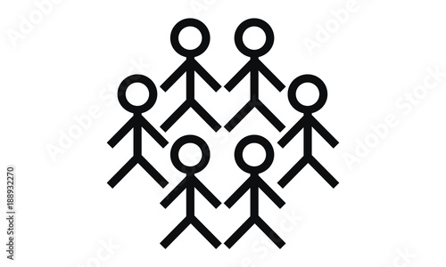 Vector - team - team building - squad - manpower - group