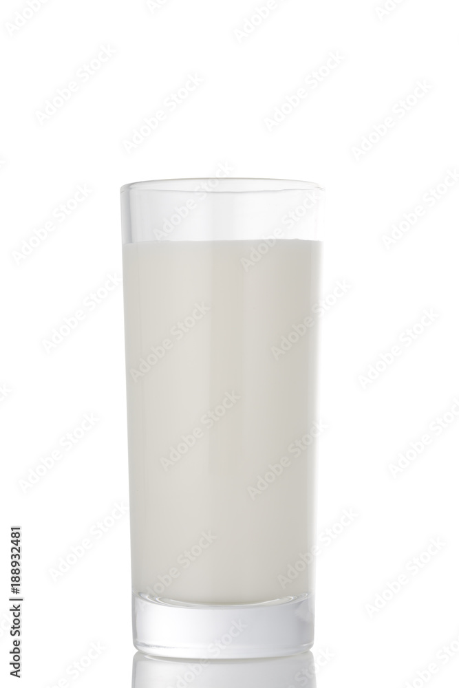 Glass of milk, isolated on the white background. Glass of milk, isolated on the white background.
