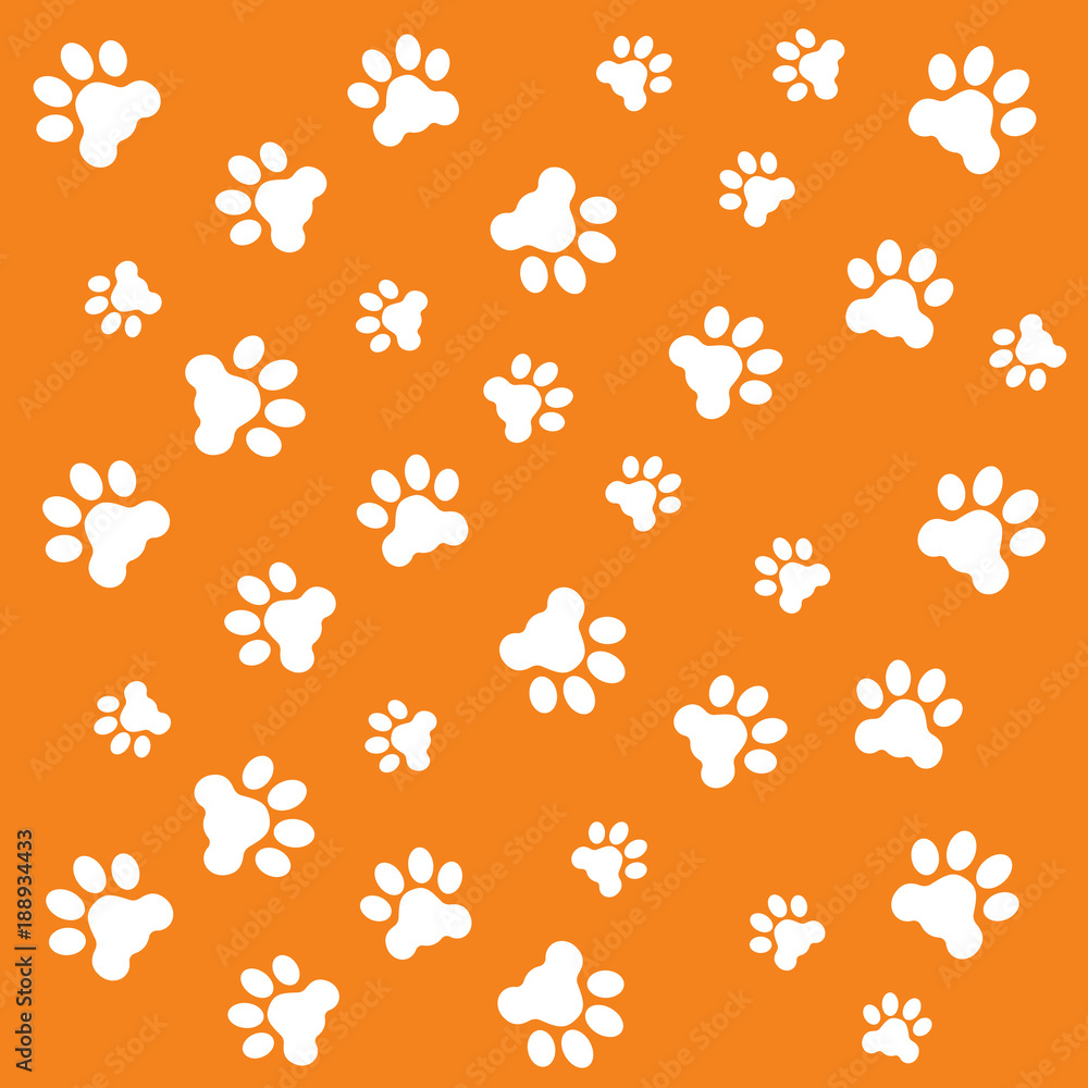 Fingerprints of the paws of Fingerprints of the paws of