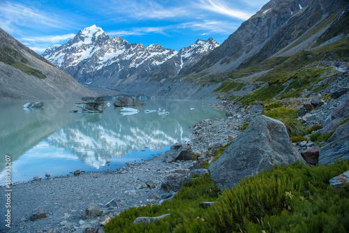 landscape of mt.cook national park, New Zealand