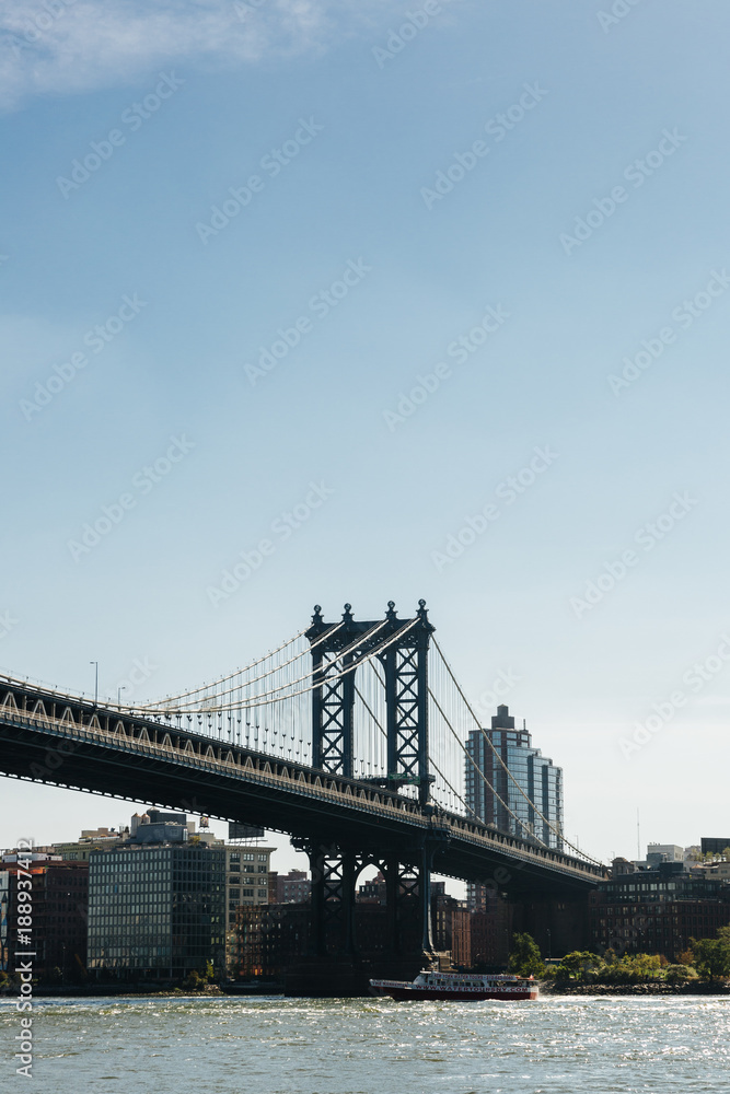 Manhattan Bridge in New York City