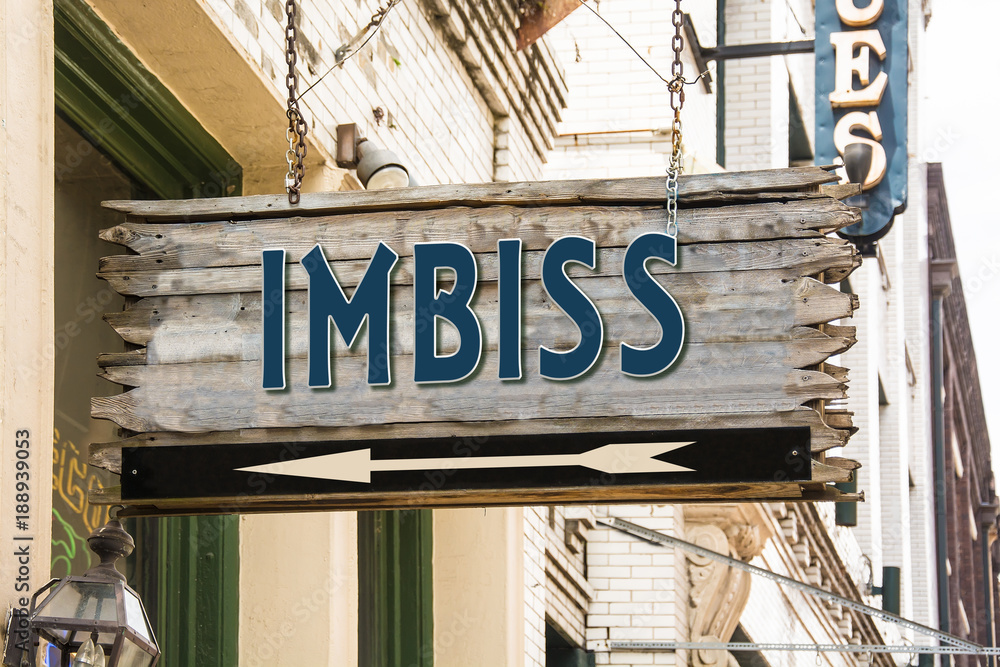 Obraz premium Schild 279 - Imbiss