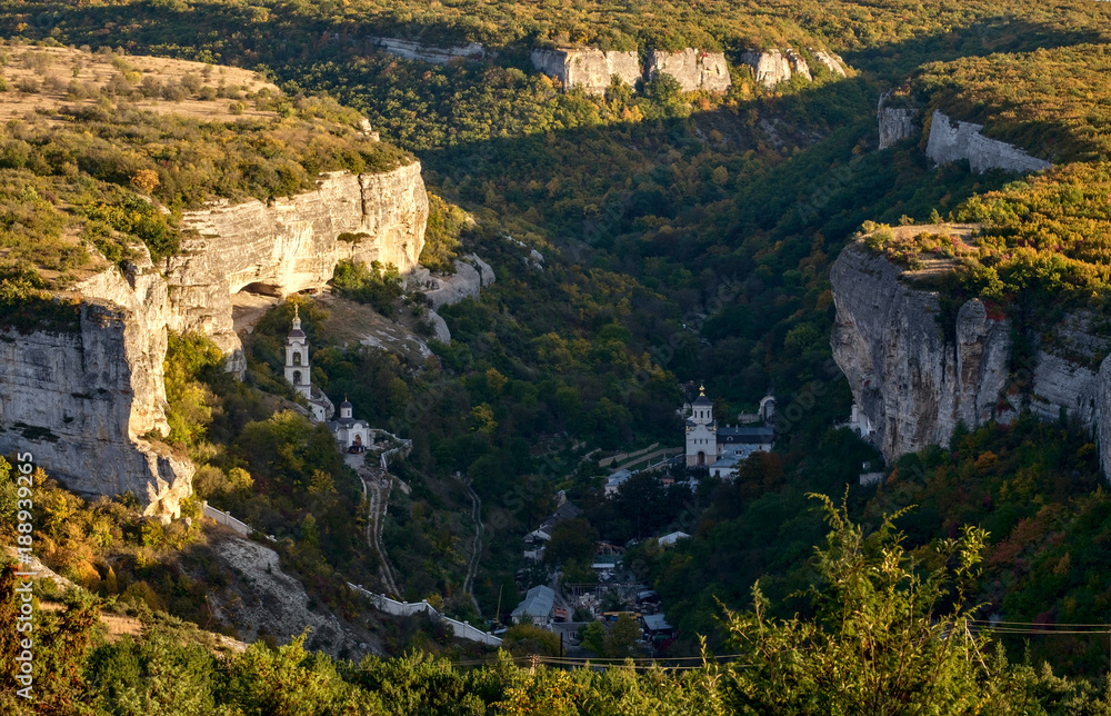 Obraz premium Bakhchisaray Cave Monastery, Crimea