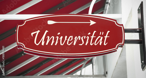 Schild 312 - Universität