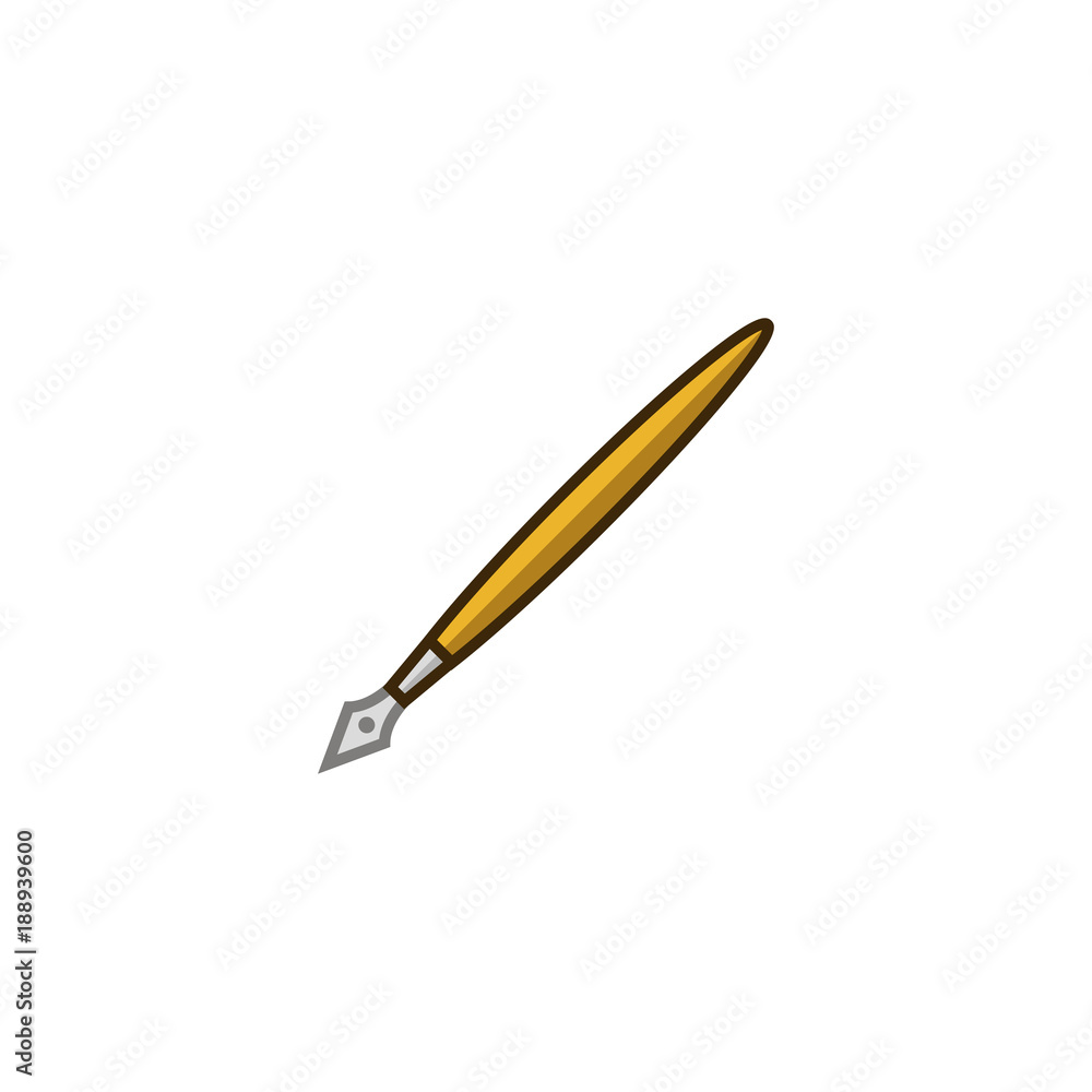 pen flat vector icon pen flat vector icon