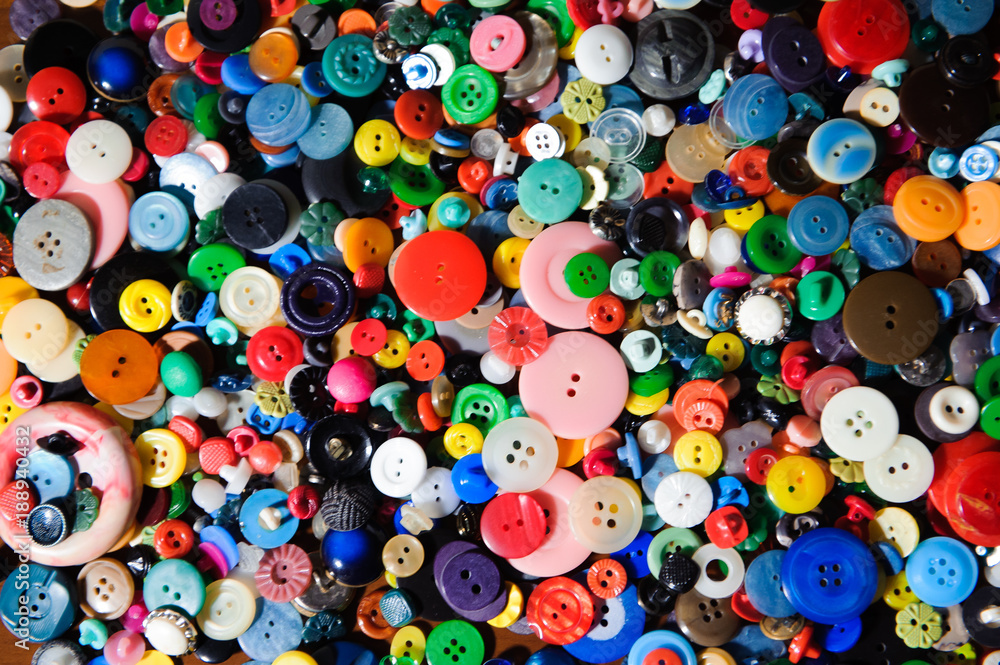 Sewing buttons background. Colorful sewing buttons texture Sewing buttons background. Colorful sewing buttons texture