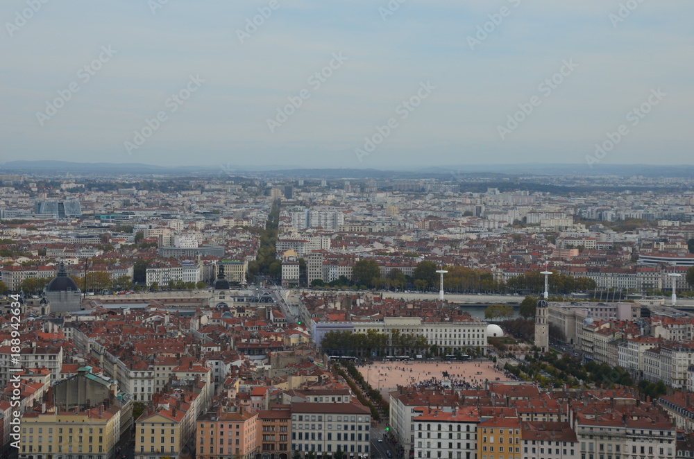 Obraz premium Vue de Lyon