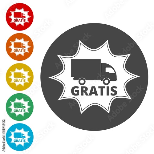 Gratis icon, Gratis sign 