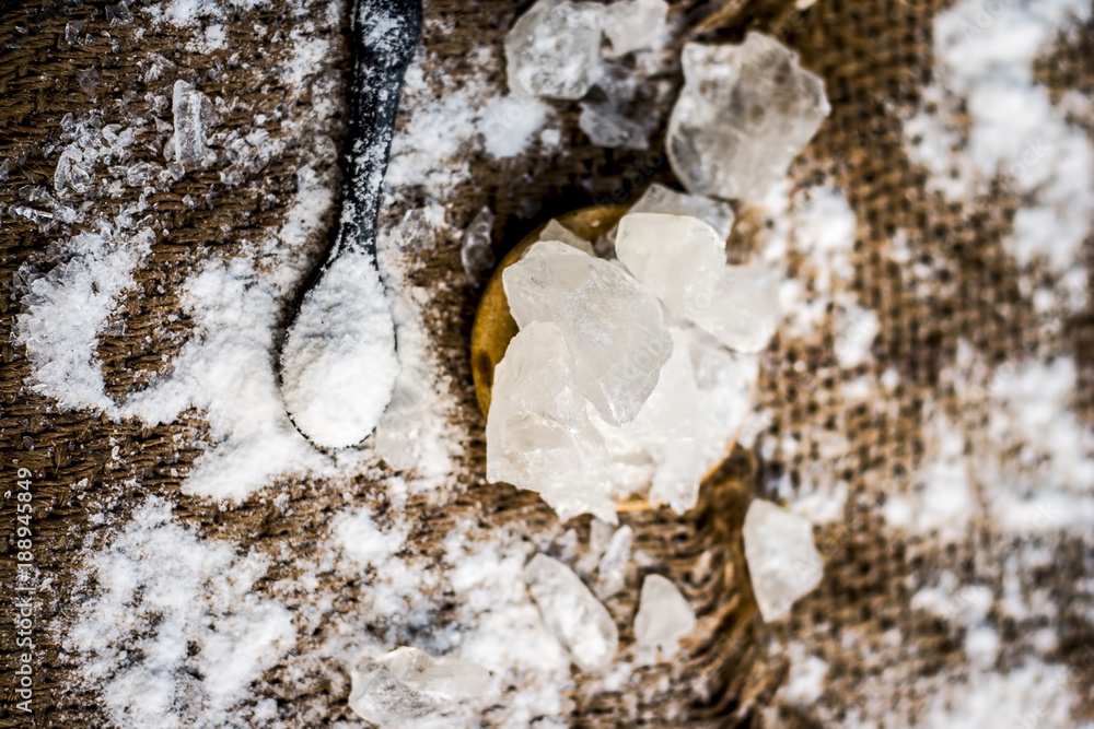 Alum powder/potassium aluminum sulfate dodecahydrate used in baking