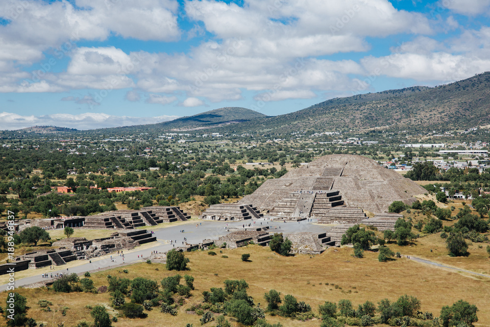 Teotihuacán archeological site in Mexico