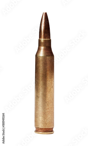 cartridges isolated on white. Clipping path