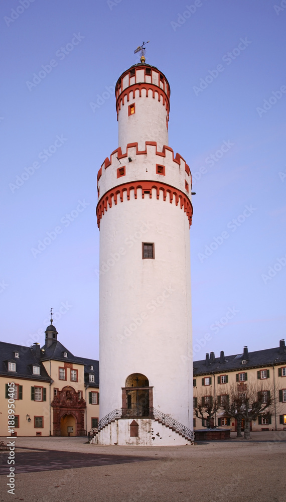 White Tower (Schlossturm) in Bad Homburg. Germany
