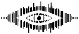 Bar Code Eye Stencil