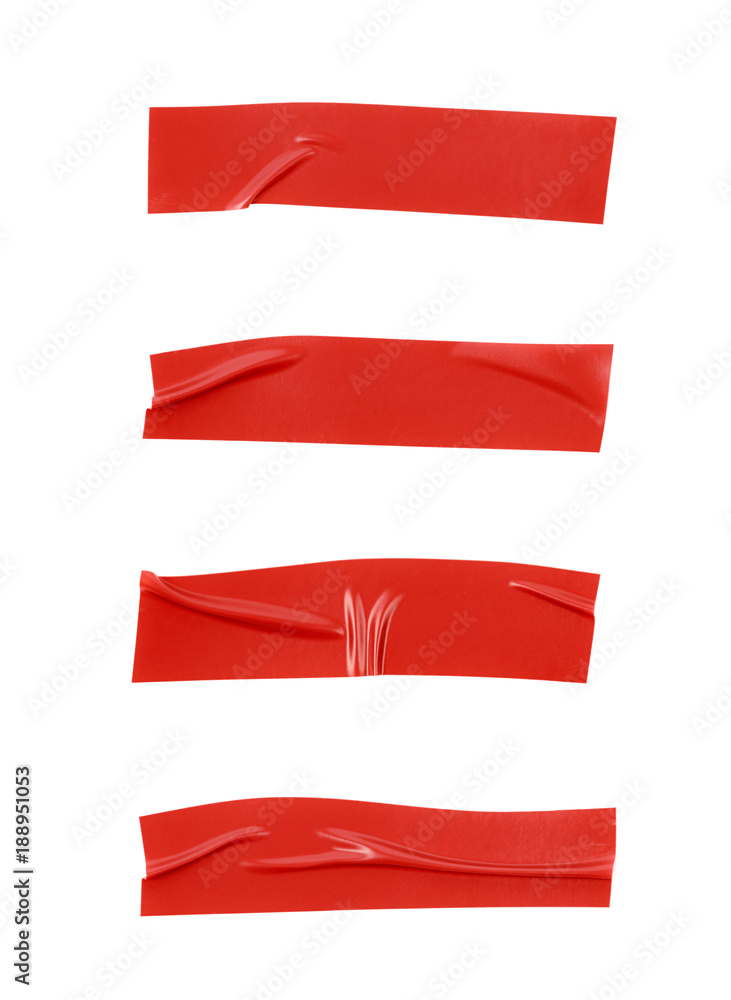 Single piece of insulating tape isolated Single piece of insulating tape isolated