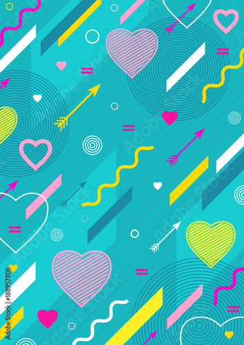 The  background  with hearts  for Valentine's Day or weddings