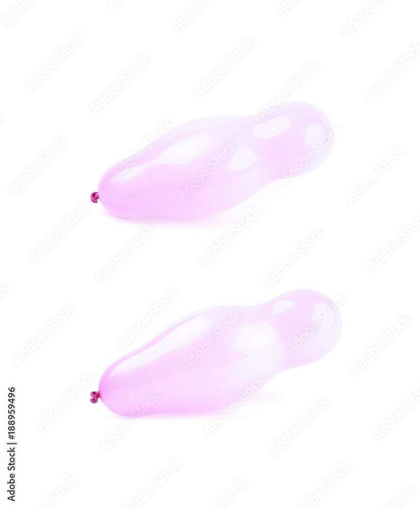 Shaped balloon isolated