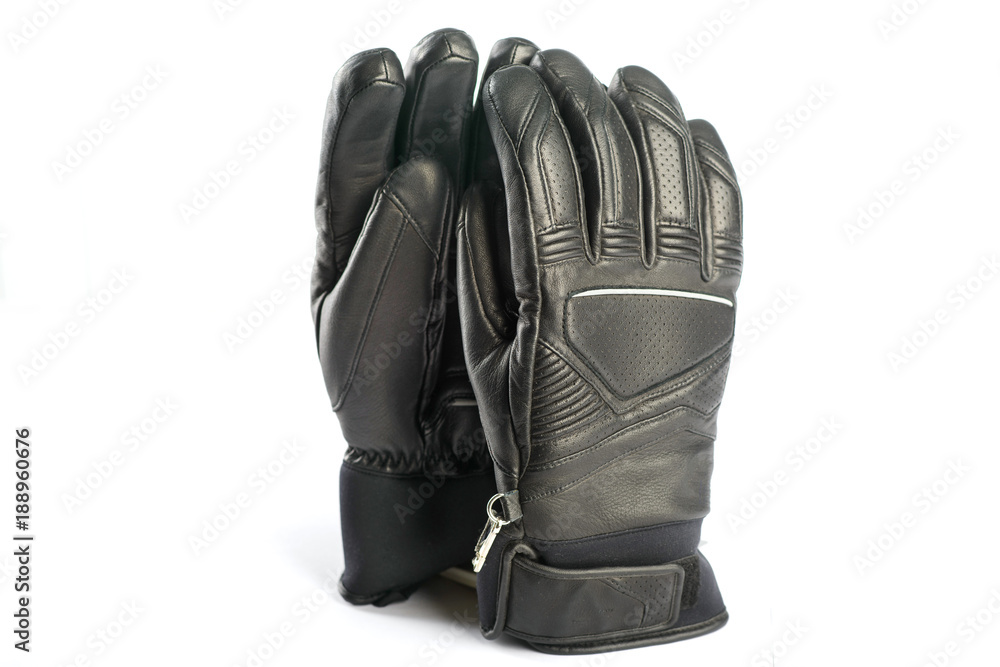 Naklejka premium winter gloves isolated on white background