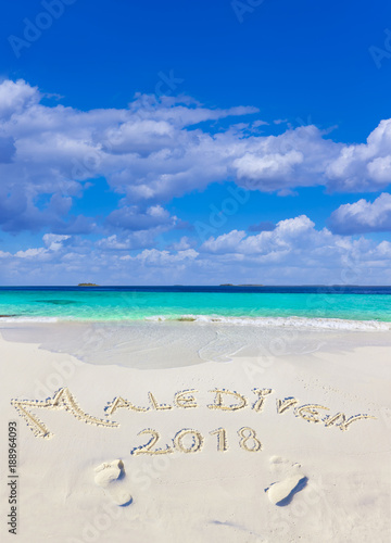 Malediven Strandtext 2018