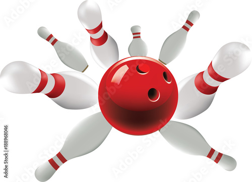 bowling boccia con birilli