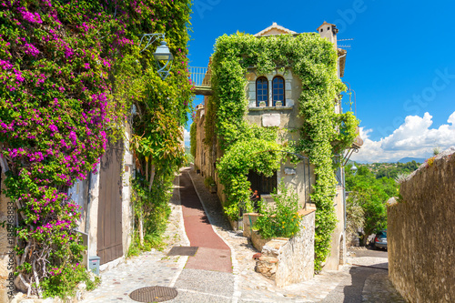 beautiful architecture in Saint Paul de Vence in Provence, south France photo