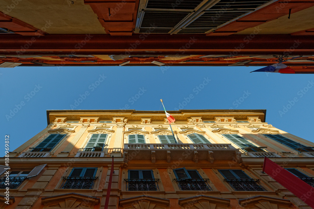 Genova, Liguria, Italia,  cattedrale e palazzi storici