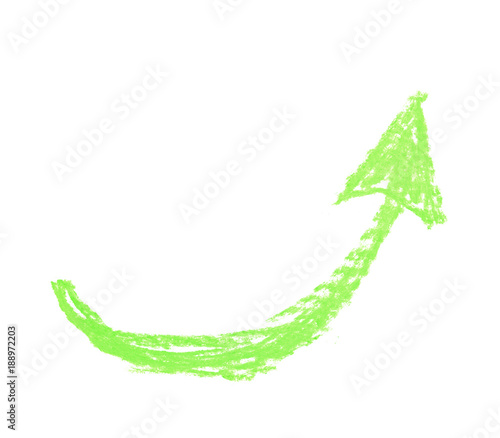 Hand drawn arrow symbol iso...