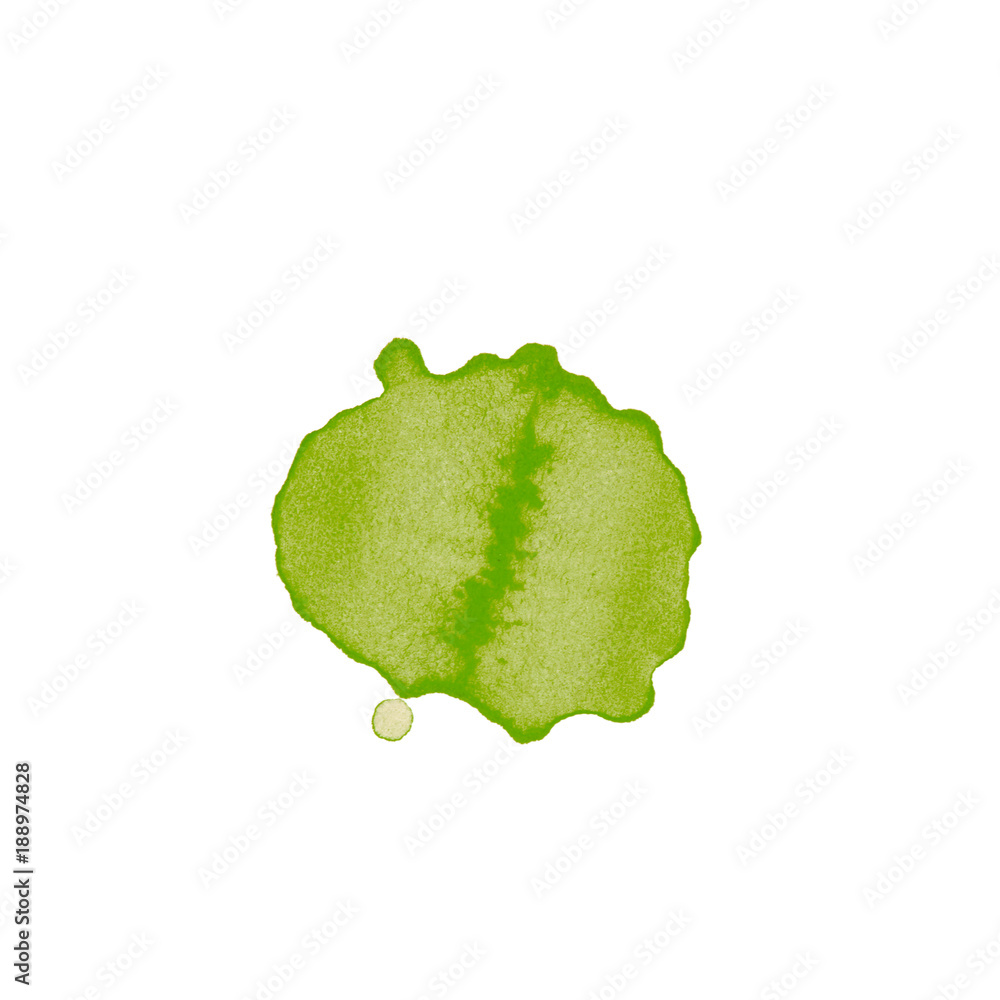Watercolor drop stain isolated Watercolor drop stain isolated