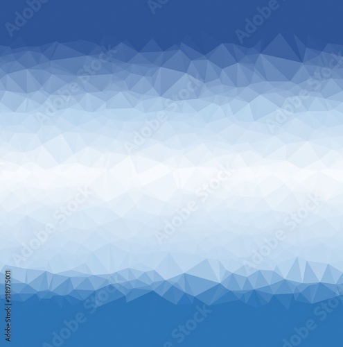 Geometric Abstract Blue White Background