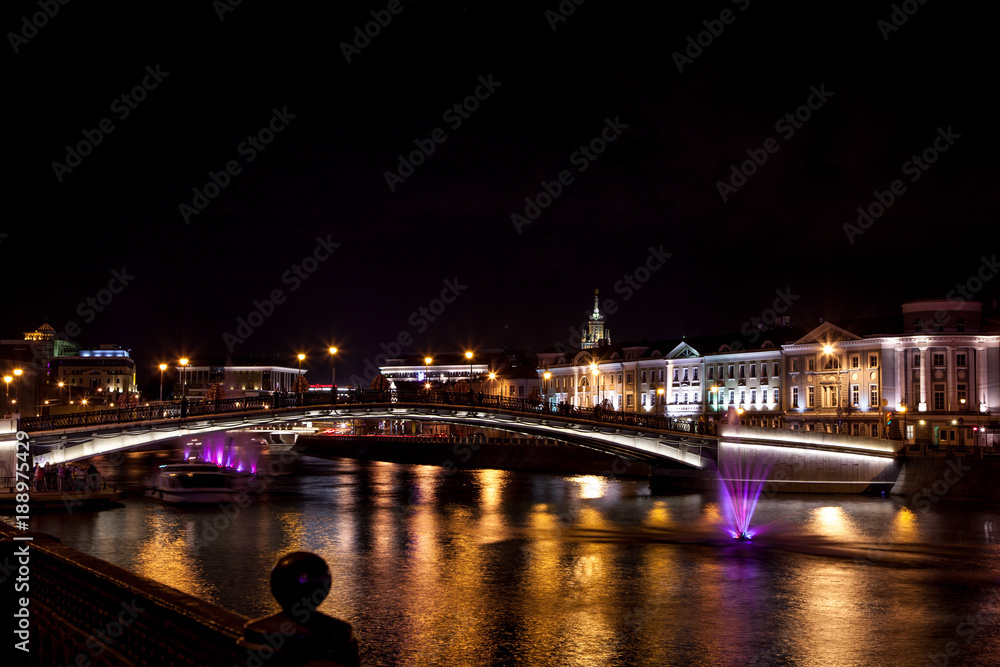 Fototapeta premium night Moscow