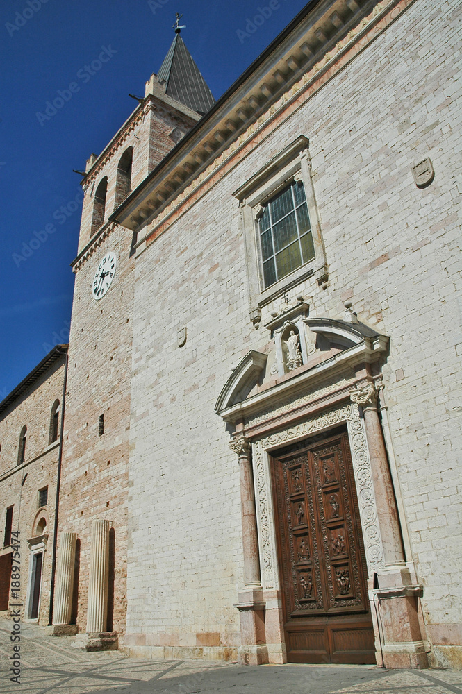 Fototapeta premium Spello, Umbria - la chiesa di Santa Maria Maggiore