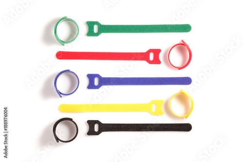 Foto Colored velcro clamps