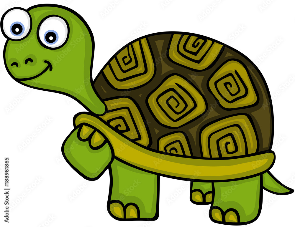Obraz premium Cute little turtle