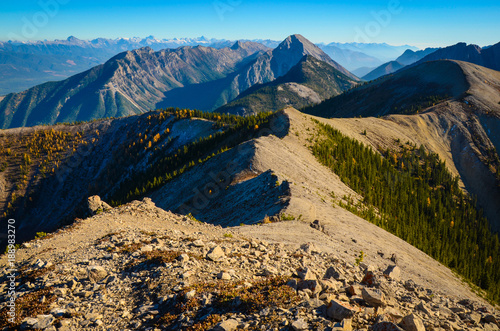 Pedley Pass Ridge Line Landscape in Fall photo