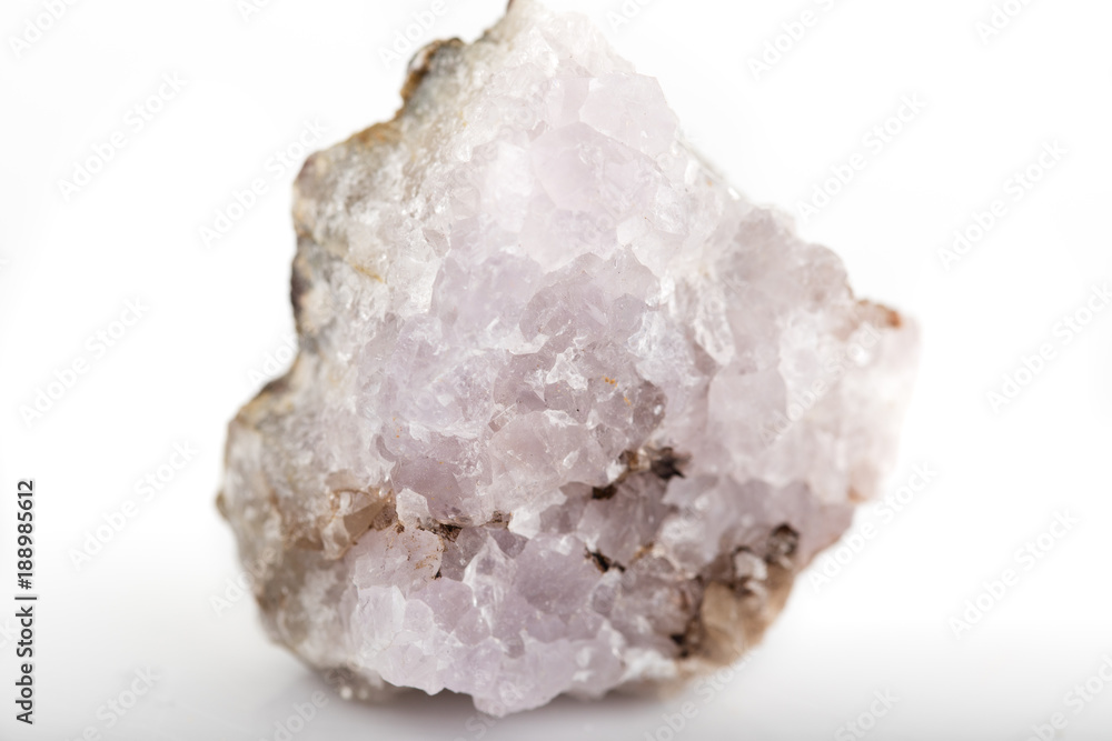 Amethyst mineral stone on white background Amethyst mineral stone on white background