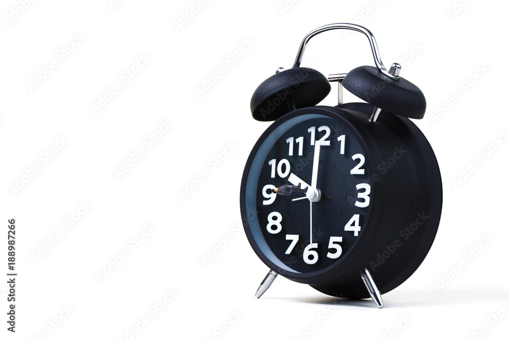 Figure miniature businessman or small people standing with alarm clock, time for business financial concept. Figure miniature businessman or small people standing with alarm clock, time for business financial concept.